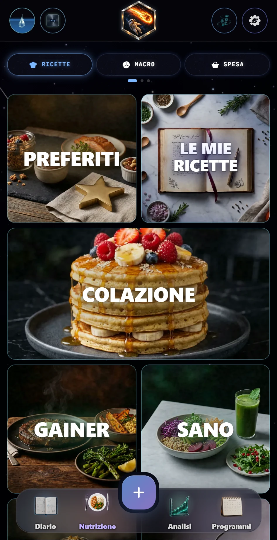 Categorie di ricette con foto