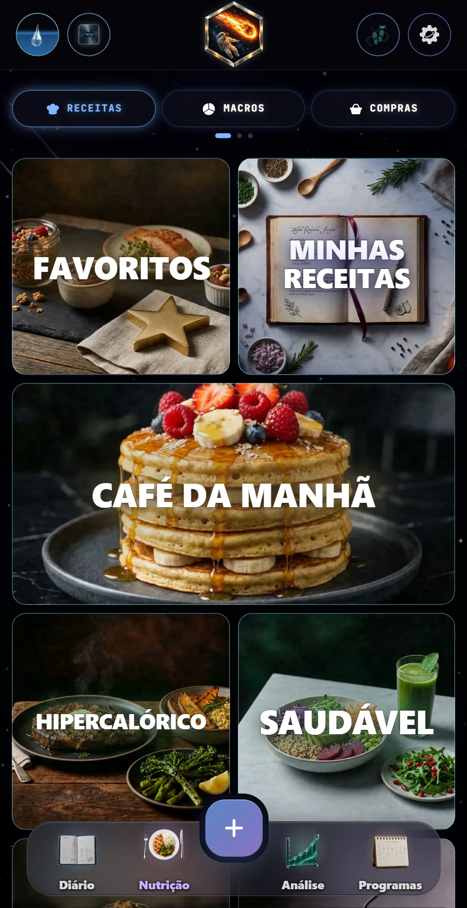 Categorias de receitas com fotos